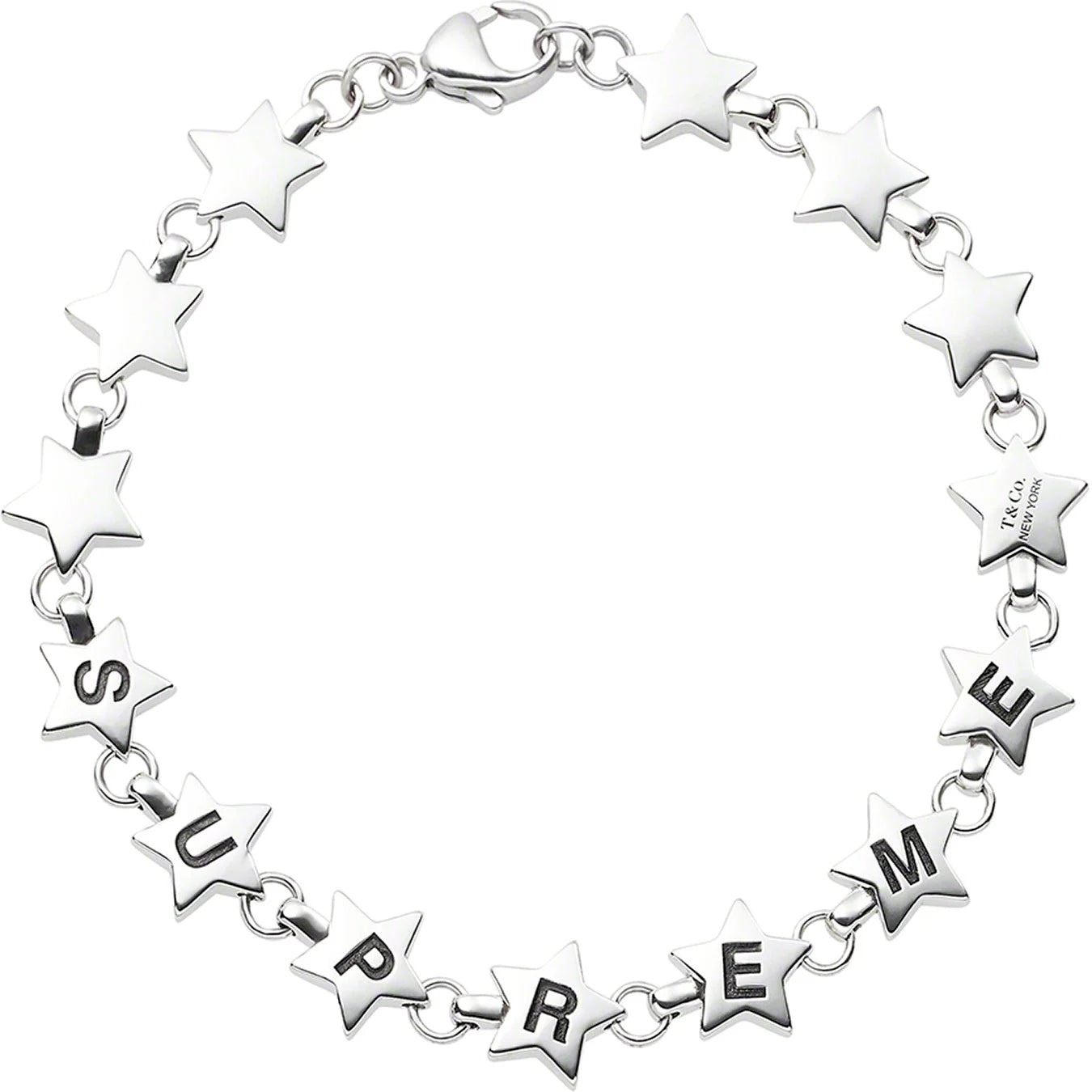 Supreme Tiffany & Co. Star Bracelet Silver