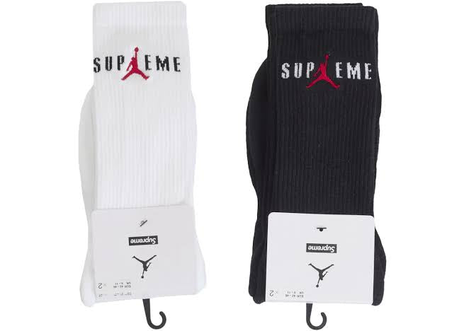 Supreme Jordan Crew Socks (2 Pack)