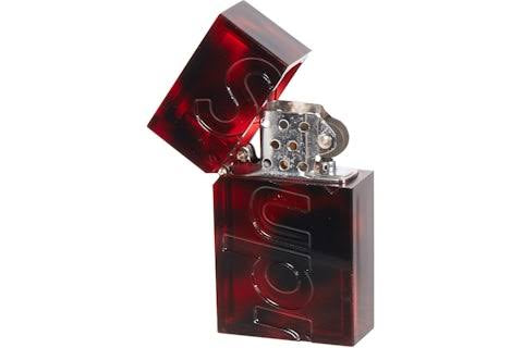 Supreme Tsubota Pearl Hard Edge Lighter (FW21) Red