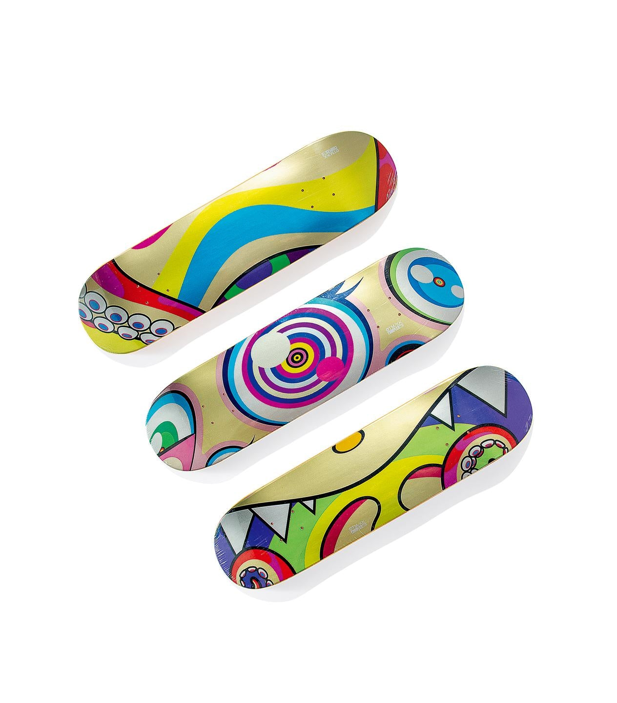 Takashi Murakami Octopus Skateboard Deck Set