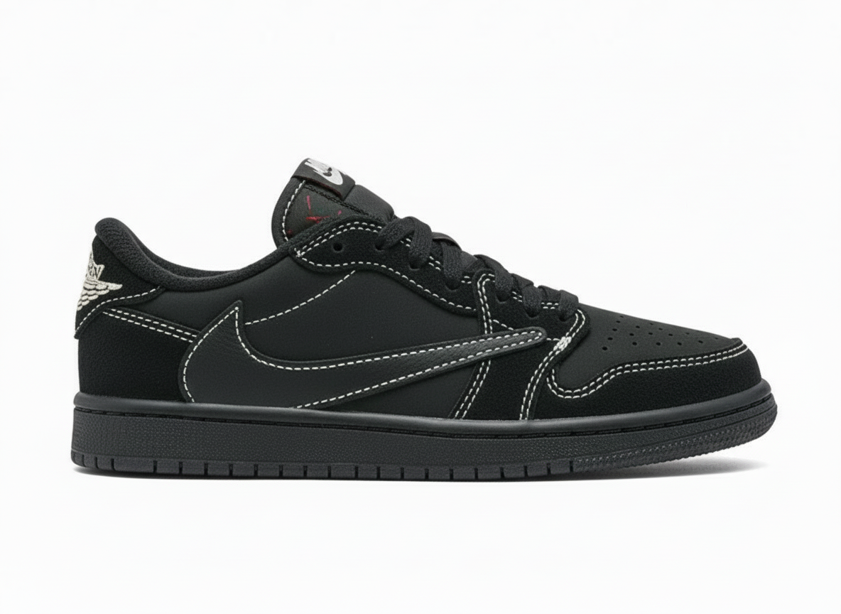 Air Jordan 1 Low X Travis Scott Black Phantom (TD) (PS)