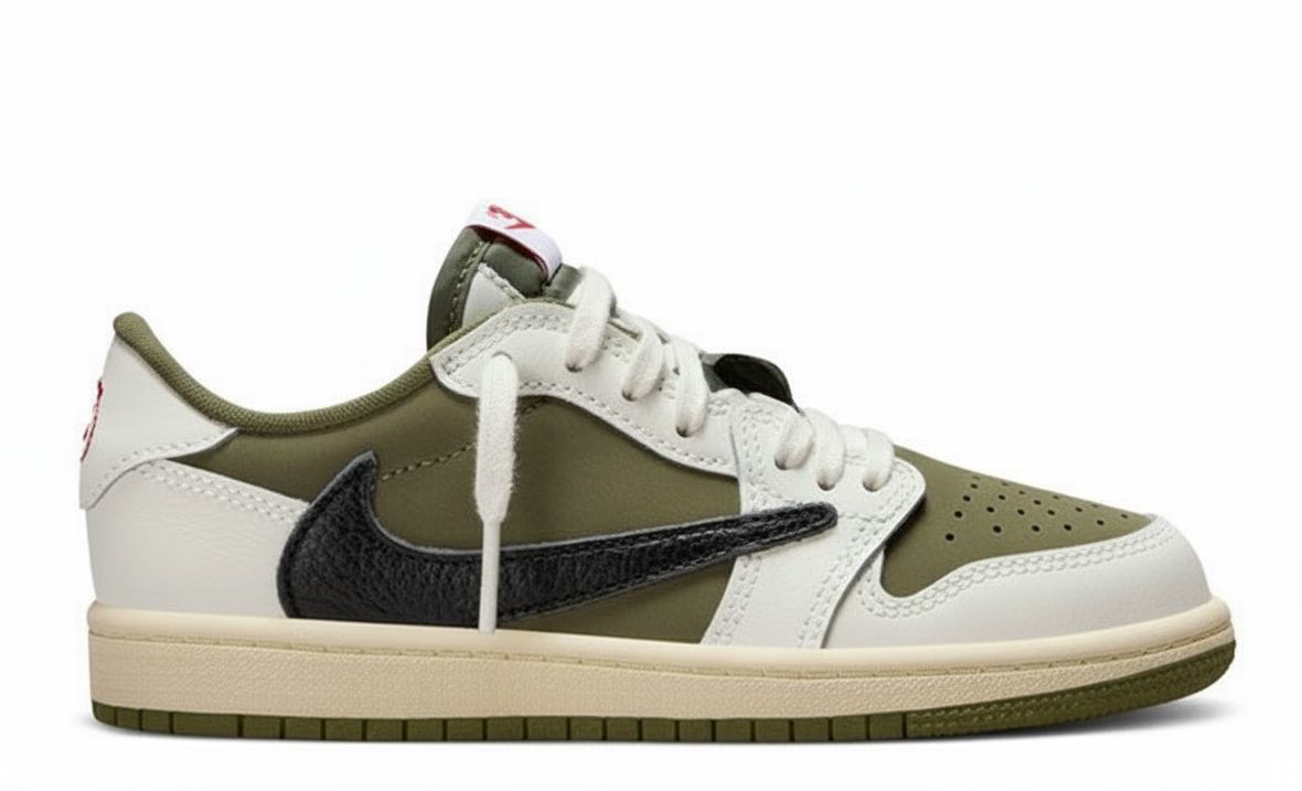 Air Jordan 1 Low X Travis Scott Reverse Olive (TD) (PS)
