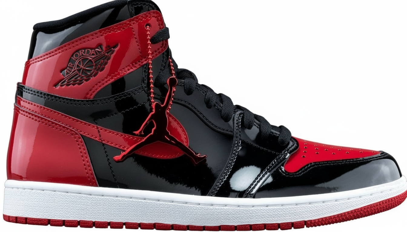Air Jordan 1 High Patent Bred