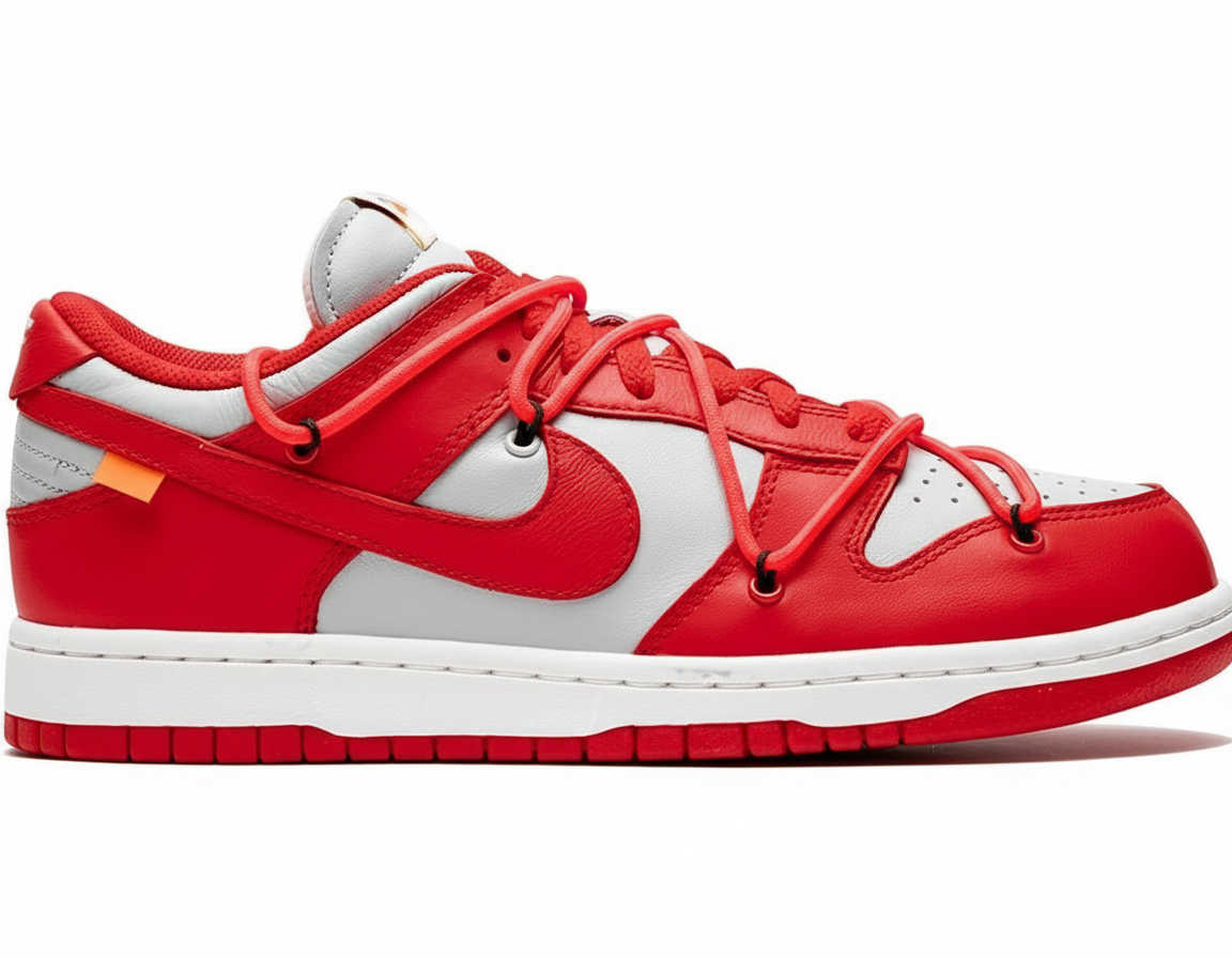 Nike Dunk Low Off-White University Red