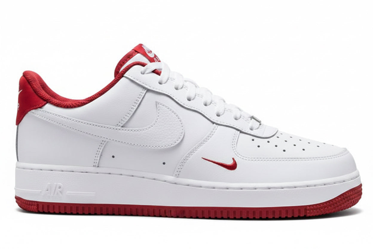 Nike Air Forcé 1 Low White And Team Red
