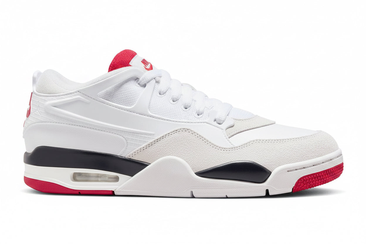 Air Jordan 4 RM White and Varsity Red