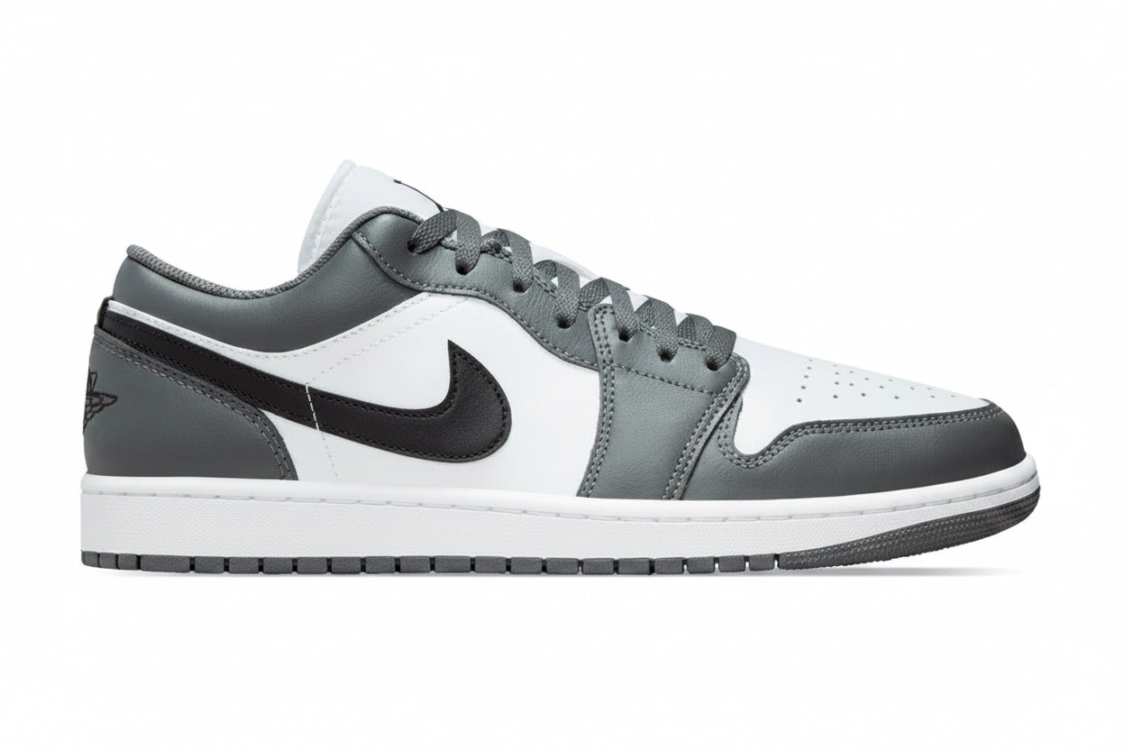 Air Jordan 1 Low White Black Iron Grey