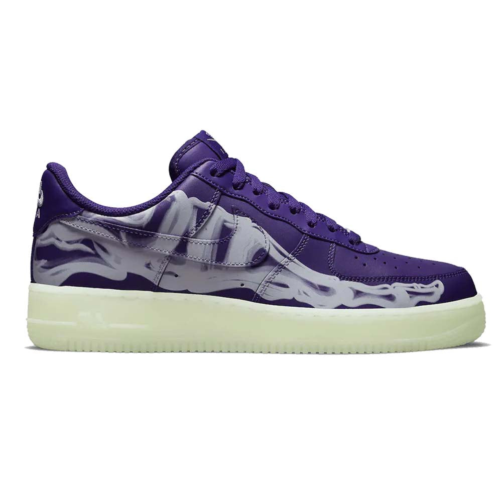 Nike Air Force 1 Low '07 QS Skeleton Halloween Purple (2021)