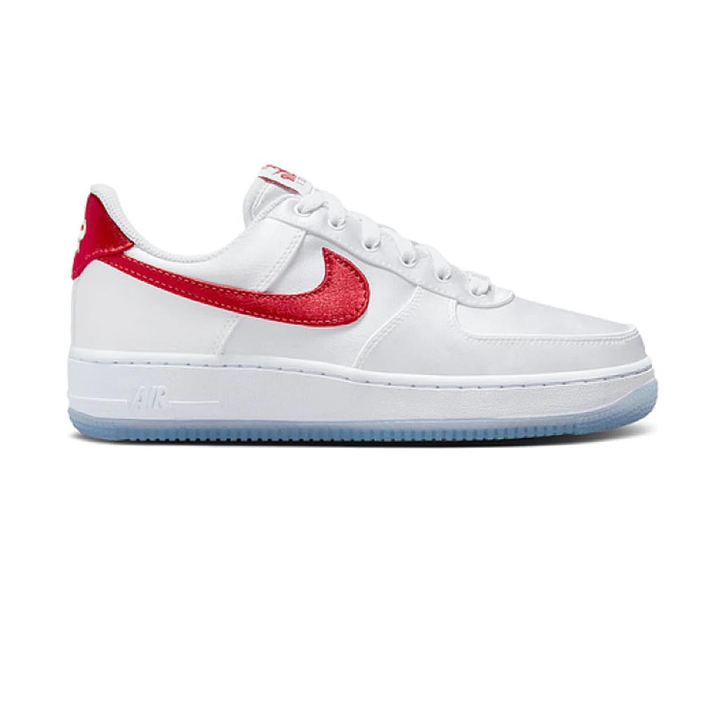 Nike Air Force 1 Low '07 Satin White Varsity Red (Women's)