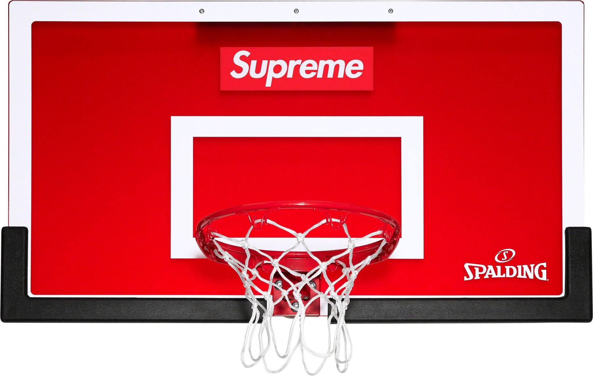 Supreme Spalding Mini Basketball Hoop Red