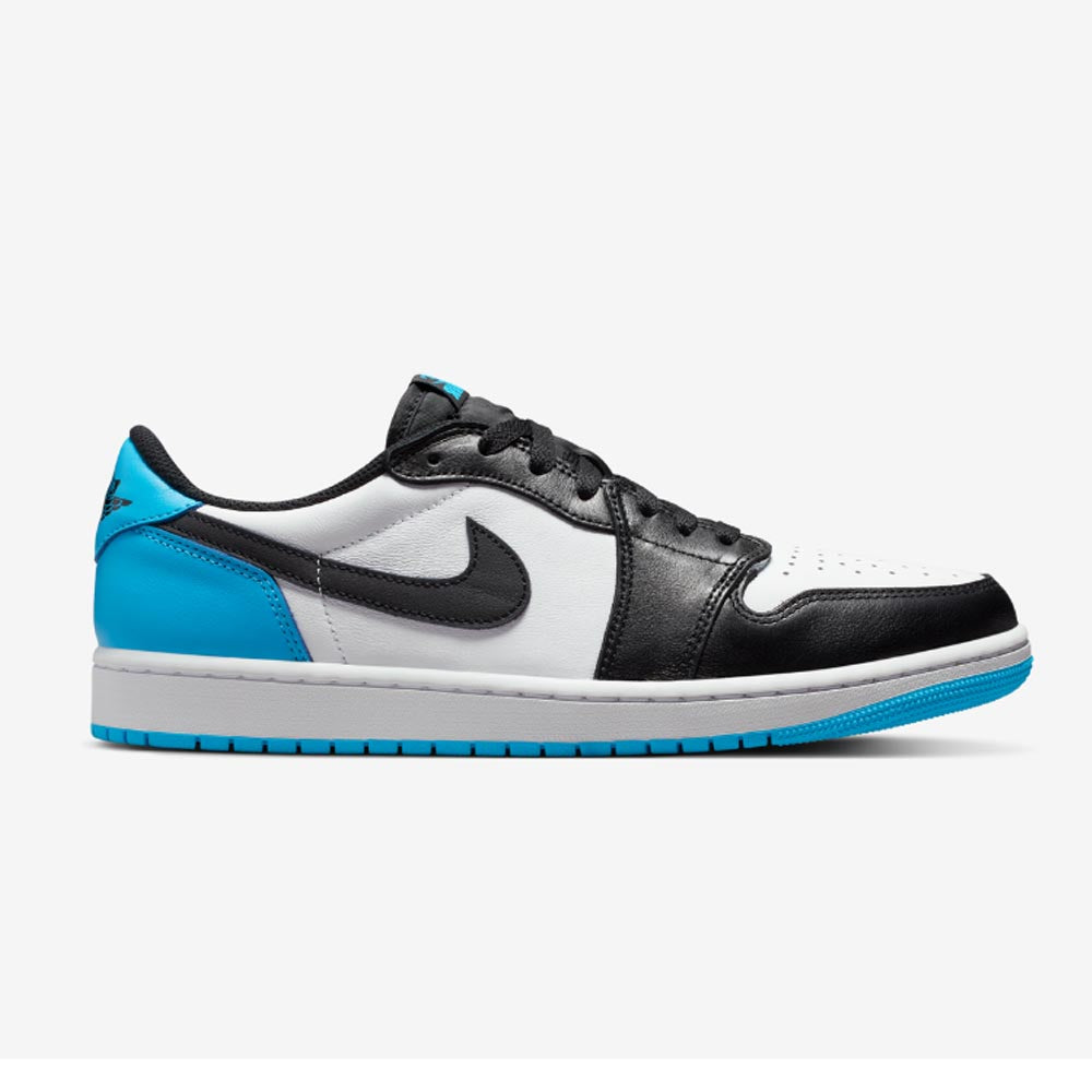 Jordan 1 Low Black Dark Powder Blue (Women's)