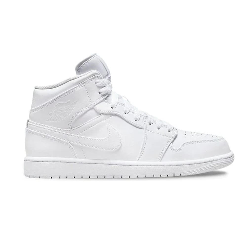 Jordan 1 Mid Triple White (GS)